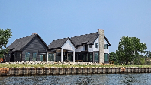Seawall construction St. Clair Shores